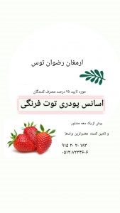 اسانس پودری توت فرنگی پودری