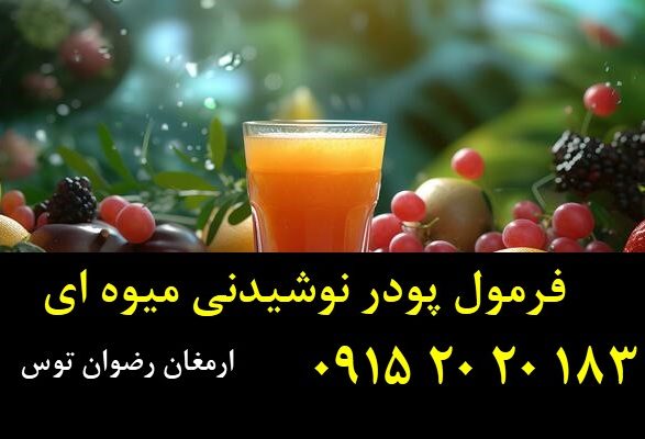 فرمول پودر نوشیدنی میوه ای